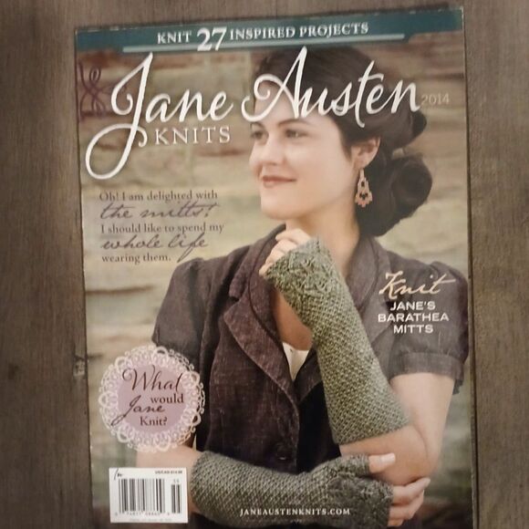 Jane Austin Knits Magazine 2014 Knit 27 Inspired Projects knitting designs - Picture 1 of 2